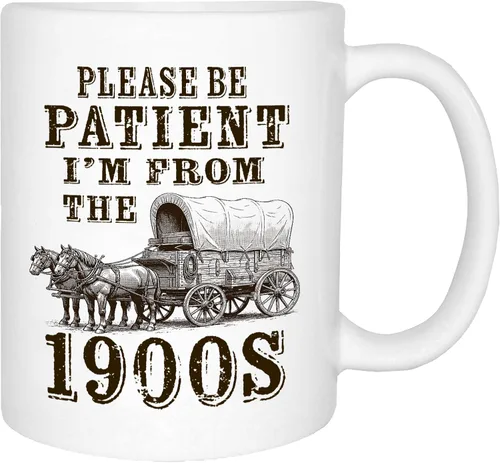 Vista 2 de Best Funny Coffee Mug I'm From The 1900s Novelty Cup Gift Birthday (1900's)