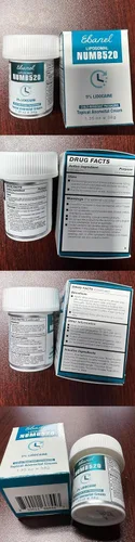 Vista 8 de Ebanel crema anestésica de lidocaína tópica 5%, paquete de 2 unidades de crema para alivio del dolor, quemaduras, picazón y entumecimiento, crema