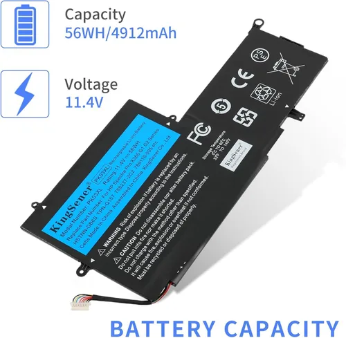 Vista 2 de Batería portátil de 56 Wh para HP Spectre X360 13 - PK03XL 11.4V