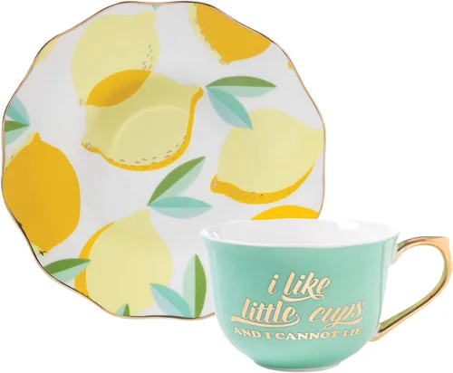 Vista 9 de Best Mom Ever - Taza de té y platillo de porcelana de 5 onzas