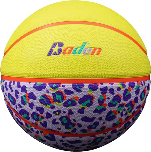 Vista 6 de Baden Lienzo Legend Court Diseño creativo de baloncesto de goma para exteriores Tamaño para jóvenes y adultos 5,6,7