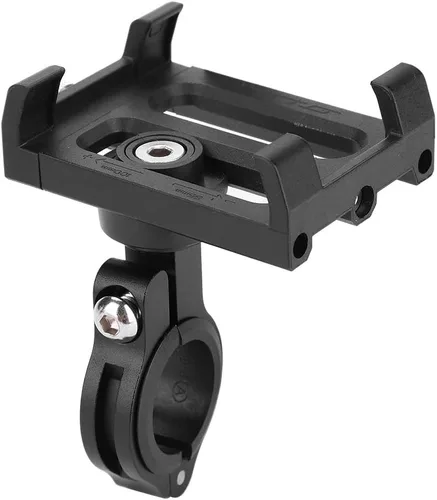 Vista 9 de VGEBY Soporte de teléfono para bicicleta, soporte para manillar de teléfono con rotación de 360 grados