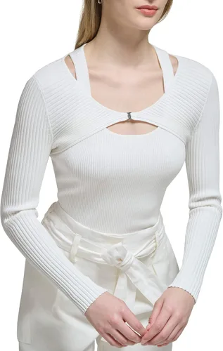 Vista 4 de Calvin Klein Suéter de manga larga para mujer