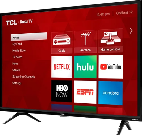Vista 2 de TCL 40S325 TV inteligente de 40 pulgadas 1080p Smart LED Roku TV (2019)