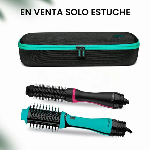Vista 3 de Funda para Revlon One Step Volumizer Plus - Secador de pelo y estilizador, estuche de viaje duro para Revlon One Step Volumizer Plus 2.0 Cepillo