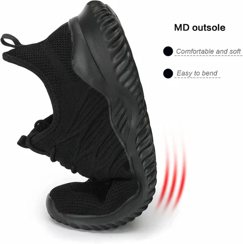 Vista 6 de Zapatos deportivos para correr para hombre, ligeros, transpirables, de malla