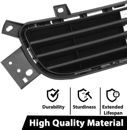 Vista 3 de G-PLUS Parachoques delantero inferior compatible con Infiniti Q50 2014-2017 parrilla negra mate IN1036102 622544HB0A