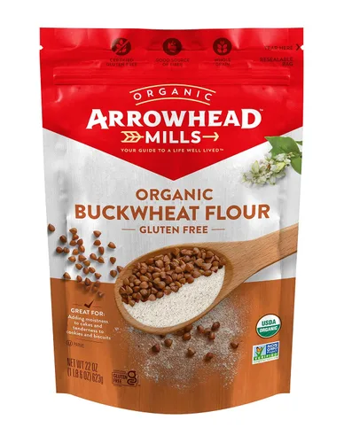 Vista 10 de Arrowhead Mills Harina orgánica multiusos sin gluten, bolsa de 20 onzas