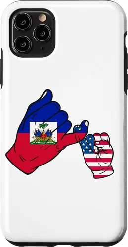 Vista 11 de iPhone XR Parent and child Haiti USA family Case