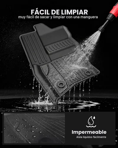 Vista 8 de Floor Mats & Cargo Liner for Land Rover 2020-2026 Defender 110 No apto para suelos de goma Defender 110s, cobertura máxima de superficie