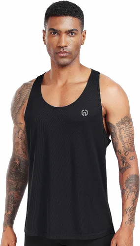 Vista 46 de NELEUS Camiseta sin mangas para hombre para entrenamiento, correr, gimnasio, atlética