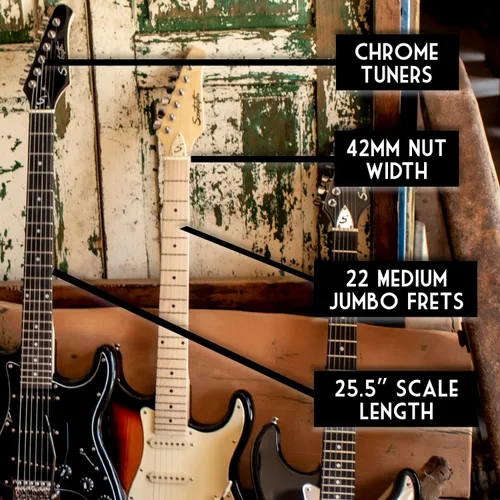 Vista 4 de Sawtooth Strat Style - Guitarra eléctrica