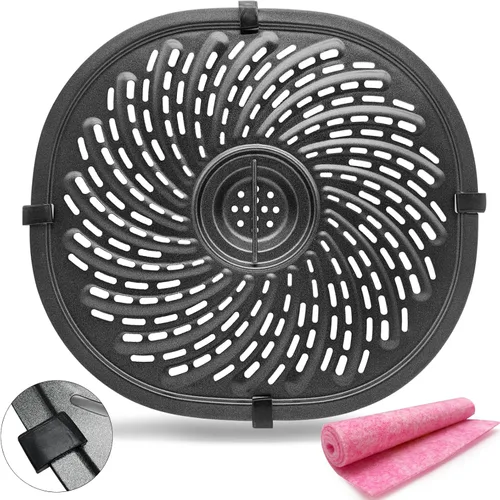 Vista 15 de Sartén para freidora de aire de 8 cuartos de galón para freidora de aire PowerXL Vortex Pro Plus, bandeja antiadherente prémium para freidora