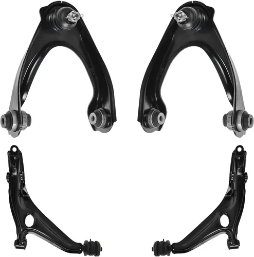 Vista 98 de TRQ Brazo de control superior e inferior del lado del conductor y del pasajero con juego de rótulas compatible con Chevrolet GMC 89-02
