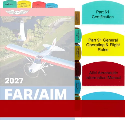 Vista 11 de Kit de bricolaje 2027 ASA FAR/AIM Book + 75 pestañas para instructor de vuelo certificado - Kit CFI (clásico)