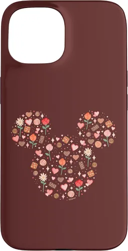Vista 6 de iPhone 13 Pro Max Disney Mickey Mouse Icon Fill Chocolates Flowers Hearts Love Case
