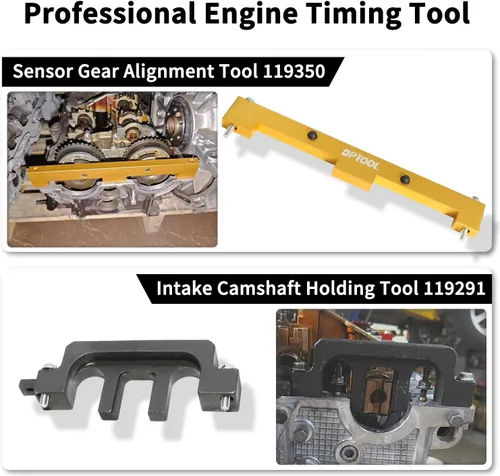 Vista 6 de DPTOOL Kit de herramientas de sincronización del árbol de levas compatible con motores BMW 318I 320I 316I E87 E46 E60 E90 E85 N42 N46 N46T