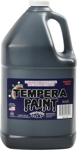 Vista 11 de Constructive Playthings Pintura de témpera lavable para niños, suministros de pintura para el aula, 1 galón, verde