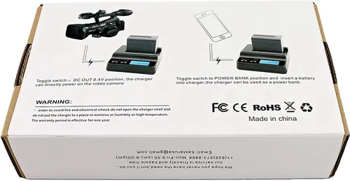 Vista 7 de Kastar Cargador rápido + 6 baterías de repuesto para Sony NP-F970 NP-F960 F970 F960 F975 DCR-VX2100 HDR-AX2000 FX1 FX7 FX1000 HVR-HD1000U V1U Z1P