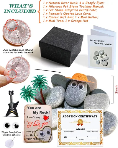 Vista 2 de Regalo de aniversario con texto en inglés "I Love You" con texto en inglés "You are My Rock", bonita decoración romántica para el hogar, regalos