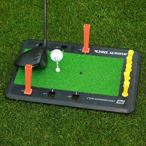 Vista 4 de Performance Golf Entrenador de swing de golf de plataforma de lanzamiento - Herramienta de dominio de Slice I Swing por Hank Haney I Comentarios
