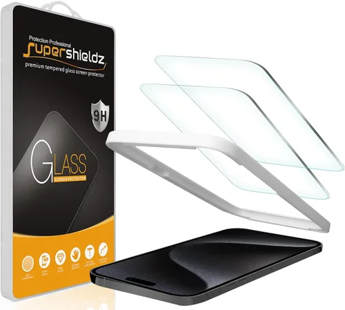 Vista 20 de Supershieldz Protector de pantalla de vidrio templado diseñado para iPhone 11 Pro, iPhone Xs y X (5.8 pulgadas), bandeja de fácil instalación