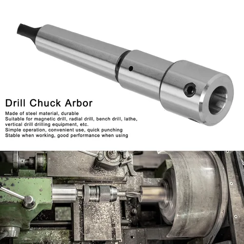 Vista 3 de Adaptador Weldon Mt3, taladro Chuck Arbor Morse Shank Annular Cutter Herramienta de hardware industrial MT3‑19.0.197 in