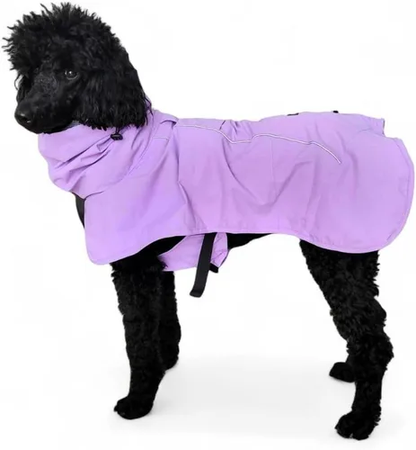 Vista 29 de Spark Paws - Chaqueta impermeable para perros, resistente al viento, para perros pequeños, medianos, grandes y extragrandes, traje reflectante