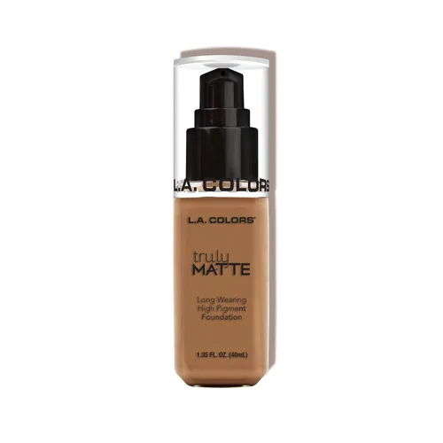 Vista 10 de L.A. Colors Base Mate Verdadera, Bronceado Profundo CLM361 (Paquete de 2)