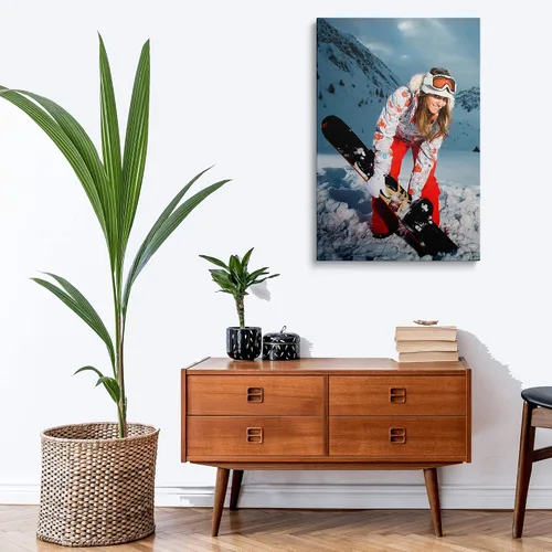 Vista 6 de Chexin Impresiones en lienzo personalizadas con tus fotos, marco, pósteres de arte de pared para estética, sala de estar, boda, bebé, mascota