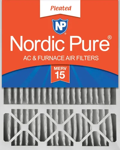 Vista 40 de Nordic Pure 16x25x5 (15_3/4 x 24_3/4 x 4_3/8) Honeywell/Lennox Filtro de aire de reemplazo MERV 8 1 unidad