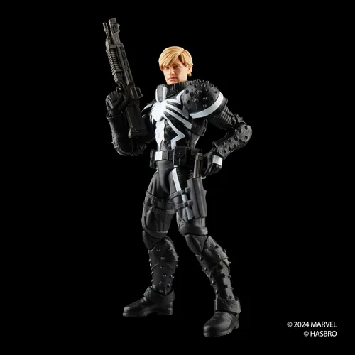 Vista 8 de Serie Marvel Legends Agente Venom (Flash Thompson), Figura de acción coleccionable de cómics retro a escala de 6 pulgadas
