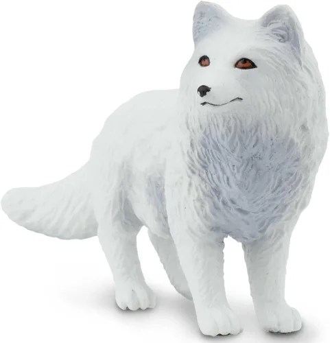 Vista 5 de Safari Ltd. Arctic Fox Figurine – Figura detallada de plástico de 3.25 pulgadas – Divertido juguete educativo para niños, niñas y niños a partir