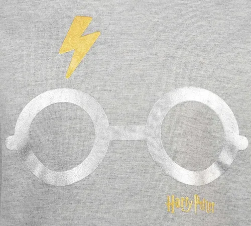 Vista 3 de Harry Potter Sudadera con capucha de forro polar para niños pequeños a niños grandes, Oro