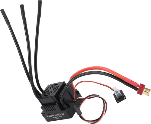 Vista 4 de Fydun 120A RC Bl Waterproof Electronic Speed Controller ESC for 18 110 RC Car Model Ornntss