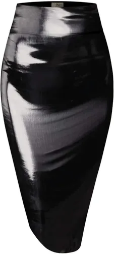 Vista 13 de Hybrid & Company Women's Scuba Pencil Skirt 1139 - negro
