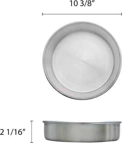Vista 2 de Excellanté - Molde para tartas (10 x 2 pulgadas), aluminio, 0.035 in