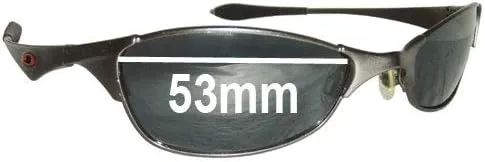 Vista 3 de Sunglass Fix Oakley Wiretap - Lentes de repuesto compatibles con Oakley Wiretap 2087in