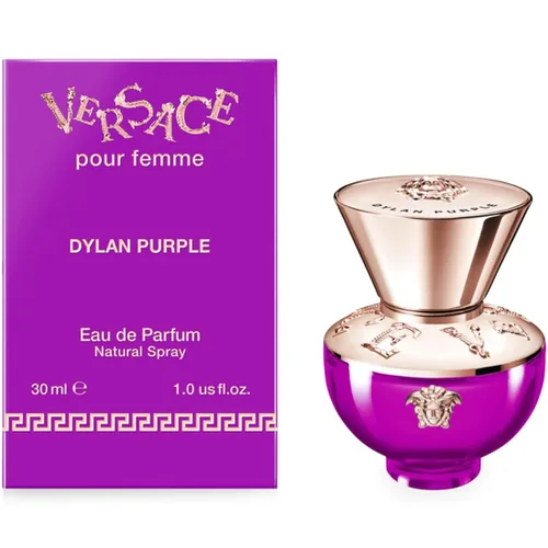 Vista 2 de Versace Dylan Purple Vial Spray para mujer, 0.03 onzas