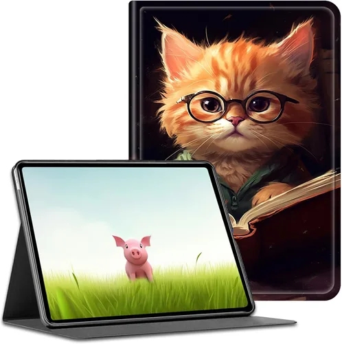 Vista 52 de Funda para tablet Amazon Kindle Fire HD 8/HD 8 Plus versión 2022/2020 (12ª/10ª generación), fundas antideslizantes multiángulo con función de Pinos