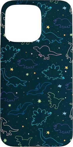 Vista 31 de Funda con diseño de dinosaurio de color lindo para iPhone 17