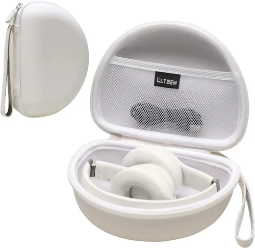 Vista 10 de Funda LTGEM compatible con auriculares Beats Solo 4 / Studio Pro/Studio 3 / Solo 3 On-Ear, negro (solo funda)
