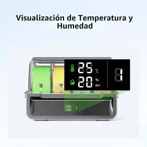 Vista 8 de Creality CFS - Impresora 3D multicolor con sistema de filamento automático, almacenamiento de filamento antihumedad, soporta 4 dispositivos