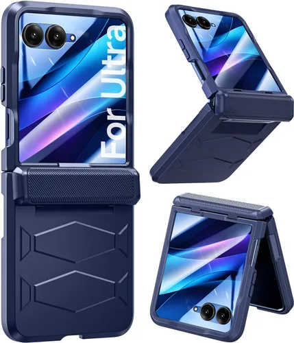 Vista 13 de Funda para Samsung Z Flip 4: [Protección completa de bisagra] Funda delgada para teléfono con protección de pantalla incorporada, protección