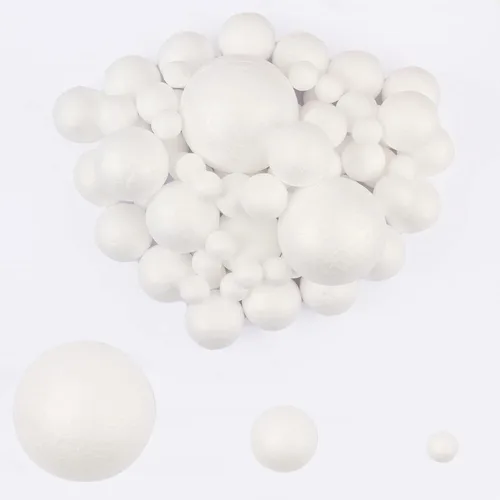 Vista 11 de LOMIMOS 300 bolas de espuma blanca de 1 pulgada, mini bolas blancas para manualidades y proyectos escolares, suministros de fabricación