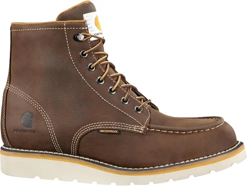 Vista 5 de Carhartt - Botas de trabajo impermeables de 6 pulgadas con cuña suave para hombre