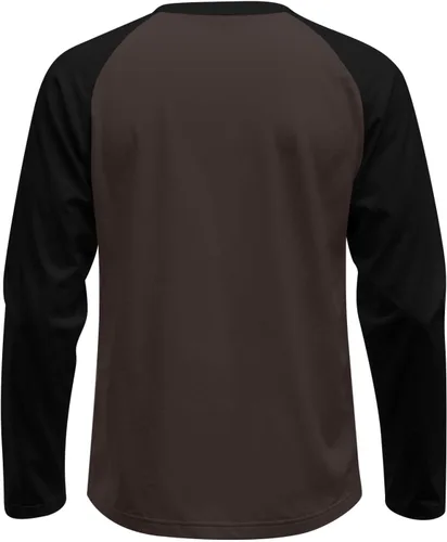 Vista 2 de Camisas de manga larga para hombre, camiseta casual de cuello redondo, suave, elástica, M-3XL