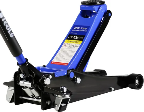 Vista 11 de SSLine Gato hidráulico portátil de 2 toneladas de piso para automóvil, gato hidráulico de acero resistente, para SUV Coupe, gato de piso de carreras