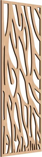 Vista 57 de 9 3/8"W x 24 3/8"H x 1/4"T Bristol Decorativos Paneles de Pared de Madera Calado, Cereza