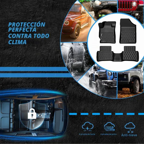 Vista 6 de Nilight Alfombrillas TPE para Nissan Altima 2007 2008 2009 2010 2011 2012 para todo tipo de clima, ajuste personalizado, forros de piso resistentes
